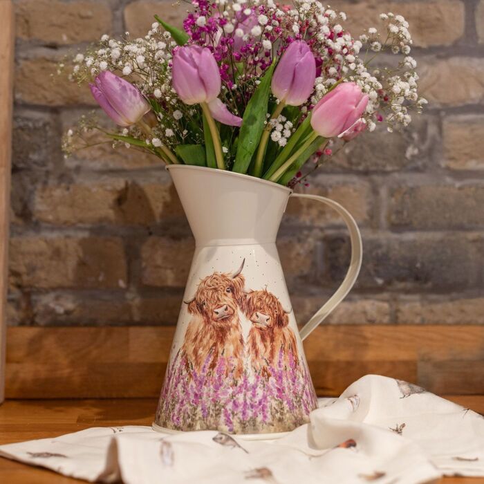 Wrendale Designs Gentle Giants Highland Cow Flower Jug